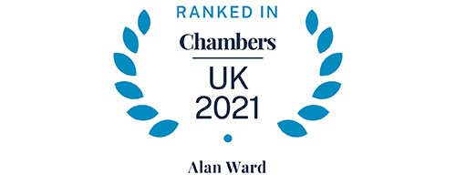 Chambers UK 2021 - Ranked in - Alan Ward Chambers UK 2021 - Ranked in - Alan Ward