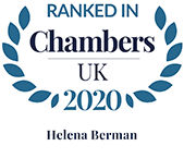 Chambers UK 2020 - Ranked in - Helena Berman Chambers UK 2020 - Ranked in - Helena Berman