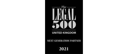The Legal 500 UK 2021 - Next generation lawyer