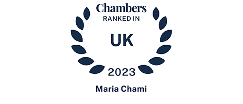 Maria Chami - Ranked in Chambers UK 2023